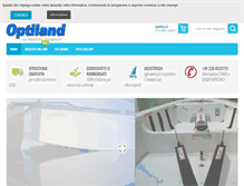 Tablet Screenshot of optiland.it